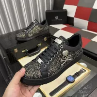 Cheap Philipp Plein PP Casual Shoes For Men #1367760 Replica Wholesale [$80.00 USD] [ITEM#1367760] on Replica Philipp Plein PP Casual Shoes