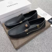 Cheap Versace Leather Shoes For Men #1367777 Replica Wholesale [$85.00 USD] [ITEM#1367777] on Replica Versace Leather Shoes