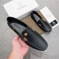 Cheap Versace Leather Shoes For Men #1367777 Replica Wholesale [$85.00 USD] [ITEM#1367777] on Replica Versace Leather Shoes