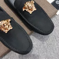 Cheap Versace Leather Shoes For Men #1367778 Replica Wholesale [$85.00 USD] [ITEM#1367778] on Replica Versace Leather Shoes