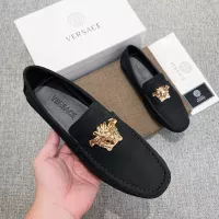Cheap Versace Leather Shoes For Men #1367778 Replica Wholesale [$85.00 USD] [ITEM#1367778] on Replica Versace Leather Shoes