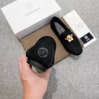 Cheap Versace Leather Shoes For Men #1367778 Replica Wholesale [$85.00 USD] [ITEM#1367778] on Replica Versace Leather Shoes