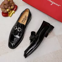 Cheap Salvatore Ferragamo Leather Shoes For Men #1367846 Replica Wholesale [$85.00 USD] [ITEM#1367846] on Replica Salvatore Ferragamo Leather Shoes