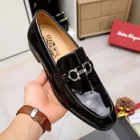 Cheap Salvatore Ferragamo Leather Shoes For Men #1367846 Replica Wholesale [$85.00 USD] [ITEM#1367846] on Replica Salvatore Ferragamo Leather Shoes