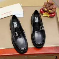 Cheap Salvatore Ferragamo Leather Shoes For Men #1367848 Replica Wholesale [$96.00 USD] [ITEM#1367848] on Replica Salvatore Ferragamo Leather Shoes