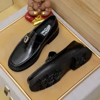Cheap Salvatore Ferragamo Leather Shoes For Men #1367848 Replica Wholesale [$96.00 USD] [ITEM#1367848] on Replica Salvatore Ferragamo Leather Shoes