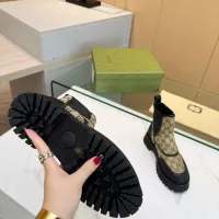Cheap Gucci Boots For Women #1367934 Replica Wholesale [$98.00 USD] [ITEM#1367934] on Replica Gucci Boots