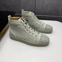 Cheap Christian Louboutin High Top Shoes For Women #1368090 Replica Wholesale [$96.00 USD] [ITEM#1368090] on Replica Christian Louboutin High Top Shoes