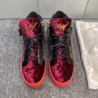 Cheap Giuseppe Zanotti High Tops Shoes For Men #1368338 Replica Wholesale [$98.00 USD] [ITEM#1368338] on Replica Giuseppe Zanotti High Tops Shoes