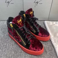 Cheap Giuseppe Zanotti High Tops Shoes For Men #1368338 Replica Wholesale [$98.00 USD] [ITEM#1368338] on Replica Giuseppe Zanotti High Tops Shoes