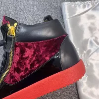 Cheap Giuseppe Zanotti High Tops Shoes For Men #1368338 Replica Wholesale [$98.00 USD] [ITEM#1368338] on Replica Giuseppe Zanotti High Tops Shoes