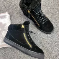 Cheap Giuseppe Zanotti High Tops Shoes For Men #1368340 Replica Wholesale [$100.00 USD] [ITEM#1368340] on Replica Giuseppe Zanotti High Tops Shoes