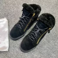 Cheap Giuseppe Zanotti High Tops Shoes For Men #1368340 Replica Wholesale [$100.00 USD] [ITEM#1368340] on Replica Giuseppe Zanotti High Tops Shoes