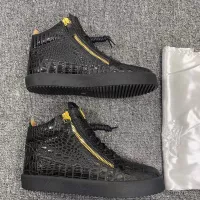 Cheap Giuseppe Zanotti High Tops Shoes For Men #1368344 Replica Wholesale [$102.00 USD] [ITEM#1368344] on Replica Giuseppe Zanotti High Tops Shoes