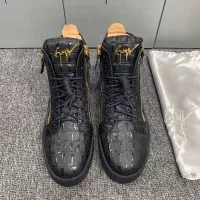 Cheap Giuseppe Zanotti High Tops Shoes For Women #1368345 Replica Wholesale [$102.00 USD] [ITEM#1368345] on Replica Giuseppe Zanotti High Tops Shoes