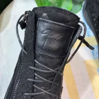 Cheap Giuseppe Zanotti High Tops Shoes For Men #1368346 Replica Wholesale [$102.00 USD] [ITEM#1368346] on Replica Giuseppe Zanotti High Tops Shoes