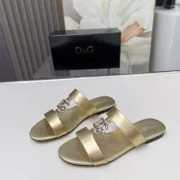 Cheap Dolce &amp; Gabbana D&amp;G Slippers For Women #1368517 Replica Wholesale [$85.00 USD] [ITEM#1368517] on Replica Dolce &amp; Gabbana D&amp;G Slippers