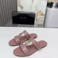 Cheap Dolce &amp; Gabbana D&amp;G Slippers For Women #1368525 Replica Wholesale [$85.00 USD] [ITEM#1368525] on Replica Dolce &amp; Gabbana D&amp;G Slippers