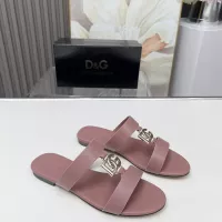 Cheap Dolce &amp; Gabbana D&amp;G Slippers For Women #1368525 Replica Wholesale [$85.00 USD] [ITEM#1368525] on Replica Dolce &amp; Gabbana D&amp;G Slippers