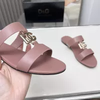 Cheap Dolce &amp; Gabbana D&amp;G Slippers For Women #1368525 Replica Wholesale [$85.00 USD] [ITEM#1368525] on Replica Dolce &amp; Gabbana D&amp;G Slippers