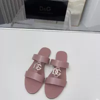 Cheap Dolce &amp; Gabbana D&amp;G Slippers For Women #1368525 Replica Wholesale [$85.00 USD] [ITEM#1368525] on Replica Dolce &amp; Gabbana D&amp;G Slippers