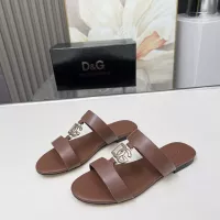 Cheap Dolce &amp; Gabbana D&amp;G Slippers For Women #1368526 Replica Wholesale [$85.00 USD] [ITEM#1368526] on Replica Dolce &amp; Gabbana D&amp;G Slippers