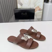 Cheap Dolce &amp; Gabbana D&amp;G Slippers For Women #1368526 Replica Wholesale [$85.00 USD] [ITEM#1368526] on Replica Dolce &amp; Gabbana D&amp;G Slippers