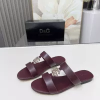 Cheap Dolce &amp; Gabbana D&amp;G Slippers For Women #1368527 Replica Wholesale [$85.00 USD] [ITEM#1368527] on Replica Dolce &amp; Gabbana D&amp;G Slippers