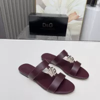 Cheap Dolce &amp; Gabbana D&amp;G Slippers For Women #1368527 Replica Wholesale [$85.00 USD] [ITEM#1368527] on Replica Dolce &amp; Gabbana D&amp;G Slippers