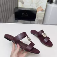 Cheap Dolce &amp; Gabbana D&amp;G Slippers For Women #1368527 Replica Wholesale [$85.00 USD] [ITEM#1368527] on Replica Dolce &amp; Gabbana D&amp;G Slippers