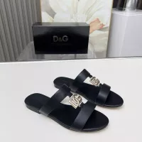 Cheap Dolce &amp; Gabbana D&amp;G Slippers For Women #1368537 Replica Wholesale [$85.00 USD] [ITEM#1368537] on Replica Dolce &amp; Gabbana D&amp;G Slippers