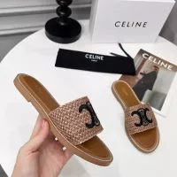 Cheap Celine Slippers For Women #1368700 Replica Wholesale [$76.00 USD] [ITEM#1368700] on Replica Celine Slippers