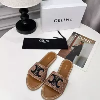 Cheap Celine Slippers For Women #1368700 Replica Wholesale [$76.00 USD] [ITEM#1368700] on Replica Celine Slippers