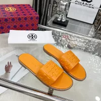 Cheap Tory Burch TB Slippers For Women #1368704 Replica Wholesale [$82.00 USD] [ITEM#1368704] on Replica Tory Burch TB Slippers