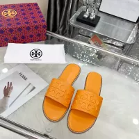 Cheap Tory Burch TB Slippers For Women #1368704 Replica Wholesale [$82.00 USD] [ITEM#1368704] on Replica Tory Burch TB Slippers