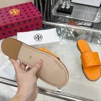 Cheap Tory Burch TB Slippers For Women #1368704 Replica Wholesale [$82.00 USD] [ITEM#1368704] on Replica Tory Burch TB Slippers