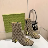 Cheap Gucci Boots For Women #1368719 Replica Wholesale [$100.00 USD] [ITEM#1368719] on Replica Gucci Boots