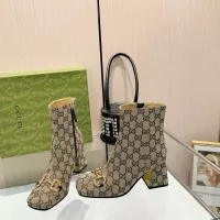Cheap Gucci Boots For Women #1368719 Replica Wholesale [$100.00 USD] [ITEM#1368719] on Replica Gucci Boots