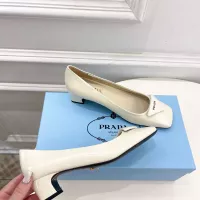 Cheap Prada High-heeled Shoes For Women #1368723 Replica Wholesale [$108.00 USD] [ITEM#1368723] on Replica Prada High-heeled Shoes
