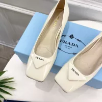 Cheap Prada High-heeled Shoes For Women #1368723 Replica Wholesale [$108.00 USD] [ITEM#1368723] on Replica Prada High-heeled Shoes