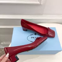 Cheap Prada High-heeled Shoes For Women #1368725 Replica Wholesale [$108.00 USD] [ITEM#1368725] on Replica Prada High-heeled Shoes