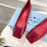 Cheap Prada High-heeled Shoes For Women #1368725 Replica Wholesale [$108.00 USD] [ITEM#1368725] on Replica Prada High-heeled Shoes