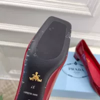 Cheap Prada High-heeled Shoes For Women #1368725 Replica Wholesale [$108.00 USD] [ITEM#1368725] on Replica Prada High-heeled Shoes