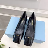 Cheap Prada High-heeled Shoes For Women #1368727 Replica Wholesale [$108.00 USD] [ITEM#1368727] on Replica Prada High-heeled Shoes