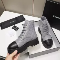 Cheap Chanel Boots For Women #1368729 Replica Wholesale [$115.00 USD] [ITEM#1368729] on Replica Chanel Boots