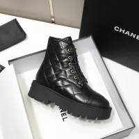 Cheap Chanel Boots For Women #1368730 Replica Wholesale [$115.00 USD] [ITEM#1368730] on Replica Chanel Boots