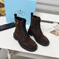 Cheap Prada Boots For Women #1368741 Replica Wholesale [$115.00 USD] [ITEM#1368741] on Replica Prada Boots