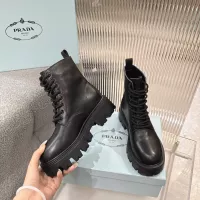 Cheap Prada Boots For Women #1368780 Replica Wholesale [$122.00 USD] [ITEM#1368780] on Replica Prada Boots