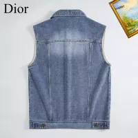 Cheap Christian Dior Jackets Sleeveless For Men #1368965 Replica Wholesale [$60.00 USD] [ITEM#1368965] on Replica Christian Dior Jackets