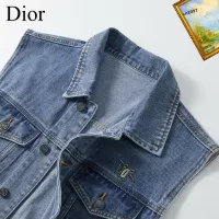 Cheap Christian Dior Jackets Sleeveless For Men #1368965 Replica Wholesale [$60.00 USD] [ITEM#1368965] on Replica Christian Dior Jackets